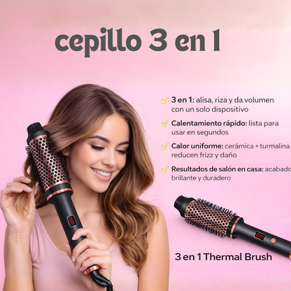 Cepillo 3 en 1 fácil de usar
